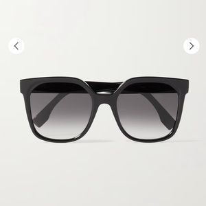 Fendi Oversized Square Sunglasses Black 55mm